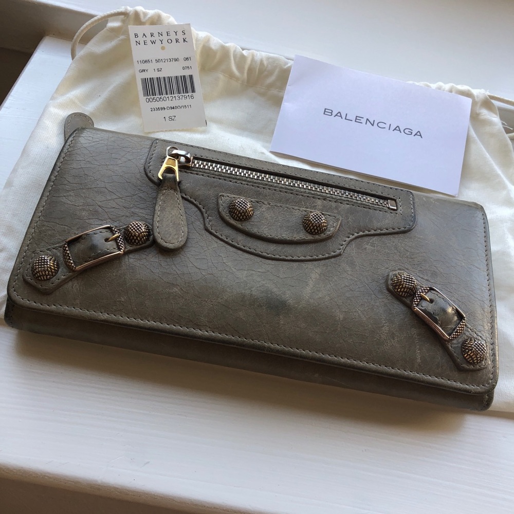 Balenciaga Classic Continental Zip-Around Wallet - Picture 2 of 6